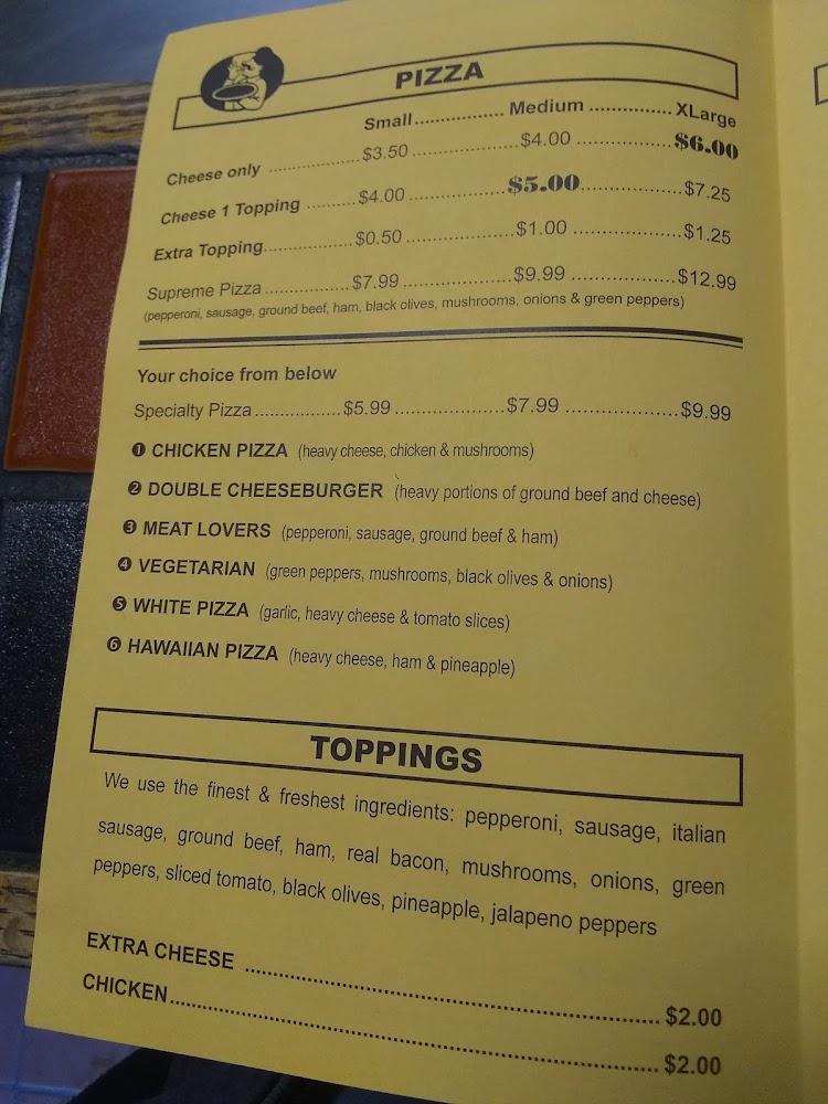 $5 Pizza Menu image 2